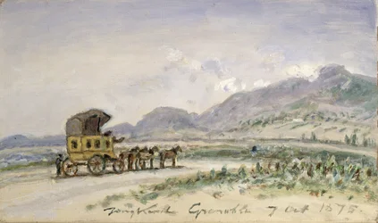 La diligenza da Grenoble a Sassenage, 7 ottobre 1875